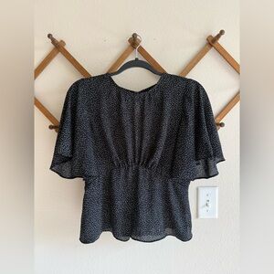 pretty dotted blouse | express